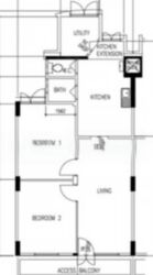 Blk 19 GHIM MOH GARDENS (Queenstown), HDB 3 Rooms #544169441